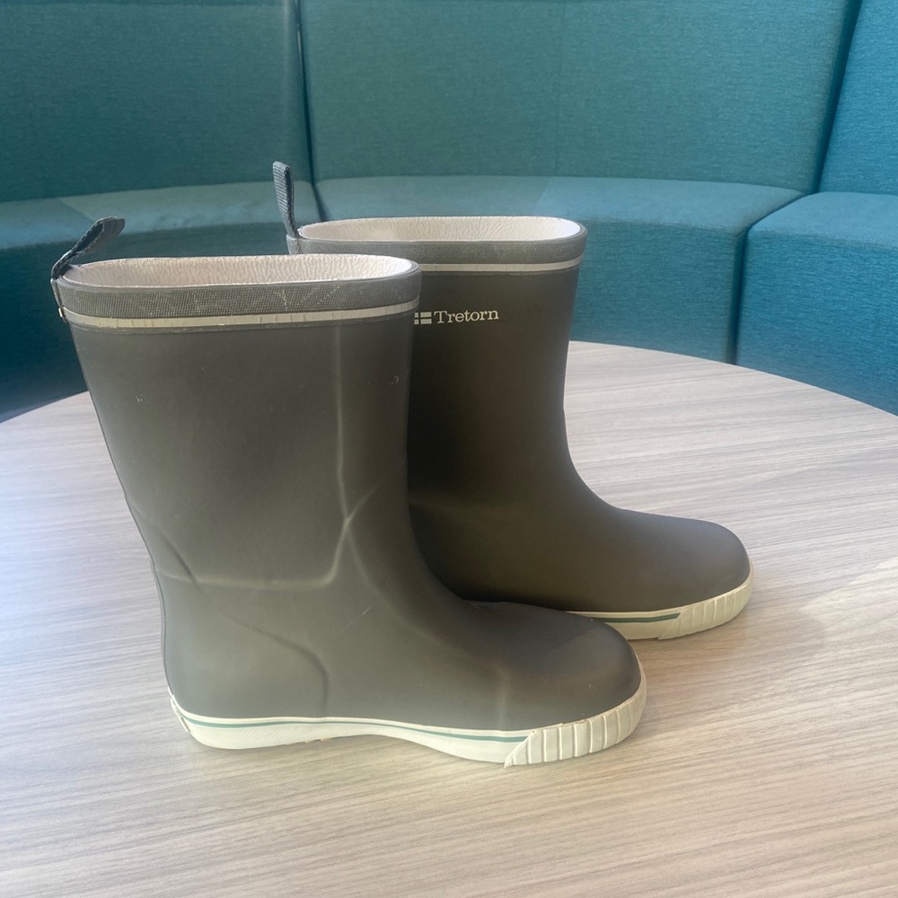 Tretorn Charcoal Rubber Boots